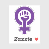 Feminisme-symbool Sticker (Vel)