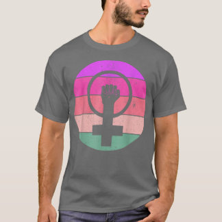 Feminisme Symbool Vrouw Gelijkheid Vrouw boven fem T-shirt