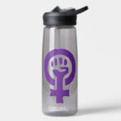 Feminisme-symbool Waterfles (Links)