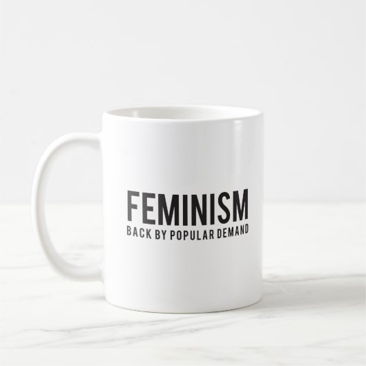 Feminisme Terug naar populaire vraag Koffiemok (Links)