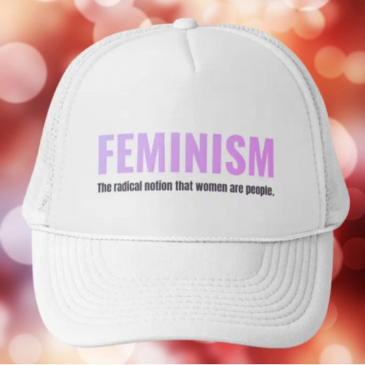 Feminisme Trucker Hat – delicate macht, gedurfde b Pet