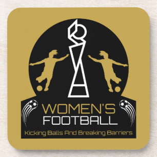 Feminisme Voetbal Football Sport Bier Onderzetter