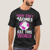 Feminisme voor alle vrouwenrechten trots feministi t-shirt (Voorkant)