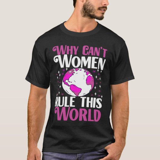 Feminisme voor alle vrouwenrechten trots feministi t-shirt (Voorkant)