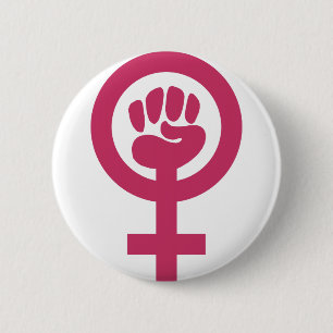 Feminisme voor de Win Ronde Button 5,7 Cm