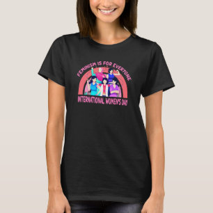 Feminisme voor iedereen Internationale Vrouwendag T-shirt