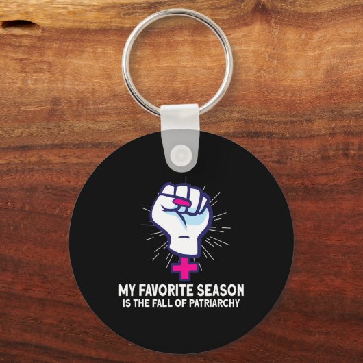 Feminisme Vrouw Empowerment Pro-keuze Pro Abortio Sleutelhanger (Voorkant)