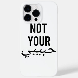 Feminisme Vrouwelijk Protest T-shirt Niet Je Habib Case-Mate iPhone 14 Pro Max Hoesje