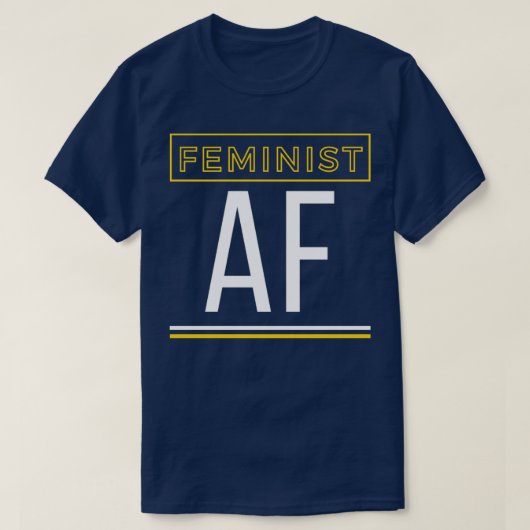 Feminist af3 t-shirt (Design voorkant)