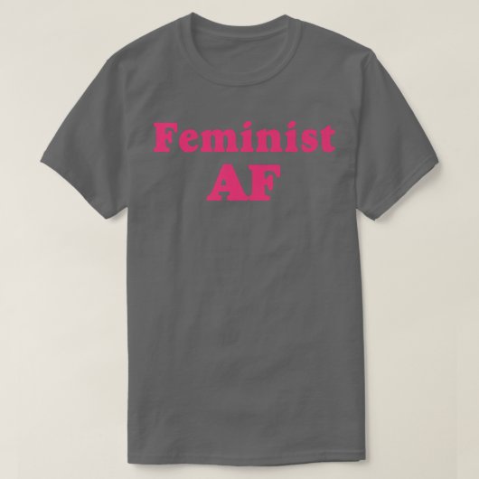 Feminist Af Feminisme Retro Style1413 T-shirt (Design voorkant)