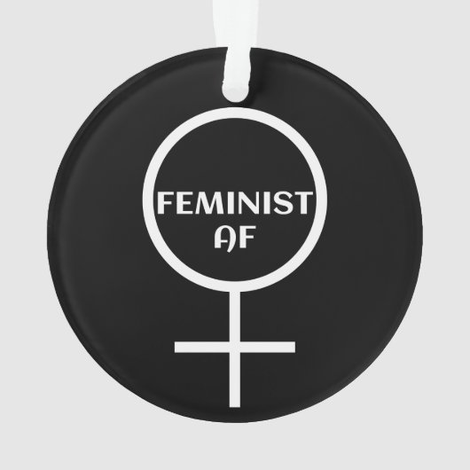 FEMINIST AF ORNAMENT (achterkant)