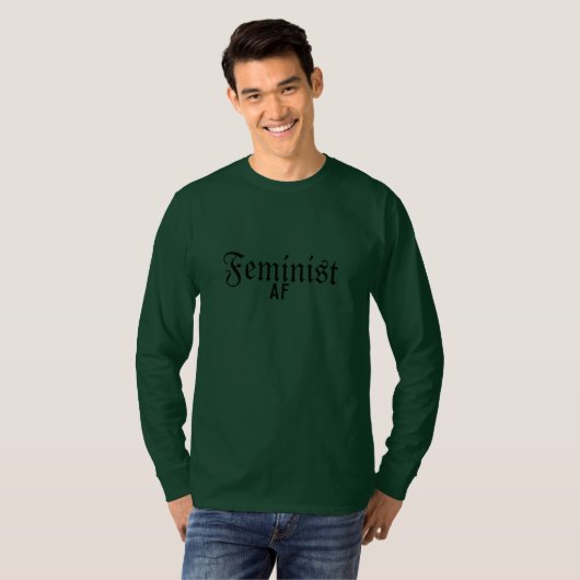 Feminist AF T-shirt (Voorkant volledig)