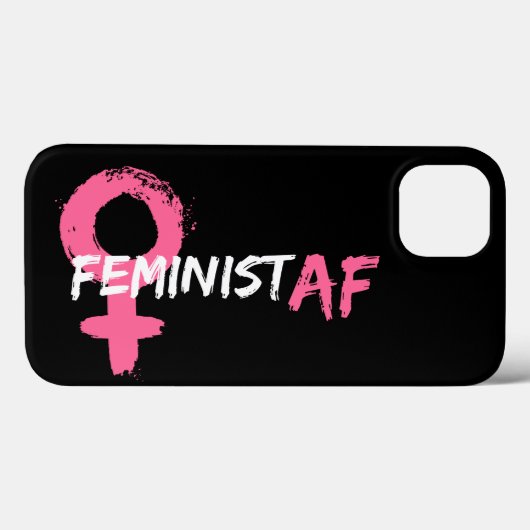 Feminist AF Vrouw Symbool Case-Mate iPhone Case (Achterkant (horizontaal))