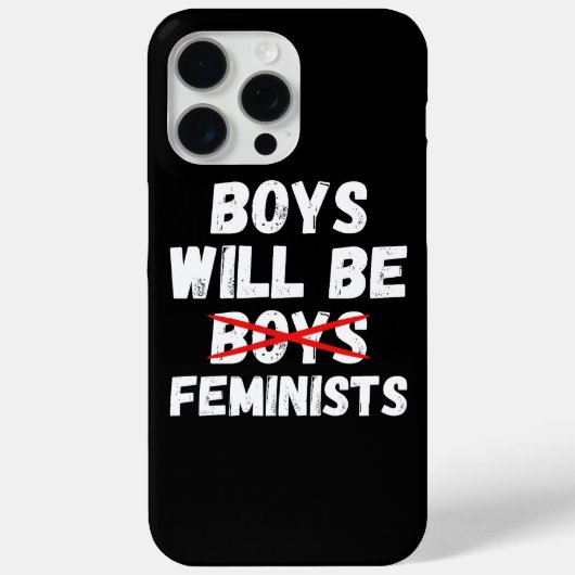 Feminist Boy - Boys Will Be Feminists II aangekond Case-Mate iPhone Case (Achterkant)