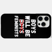 Feminist Boy - Boys Will Be Feminists II aangekond Case-Mate iPhone Case (Achterkant (horizontaal))