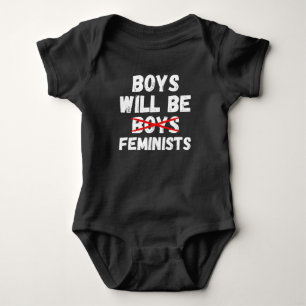 Feminist Boy - Boys Will Be Feminists II aangekond Romper