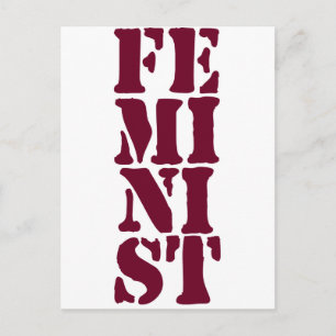 Feminist! Briefkaart