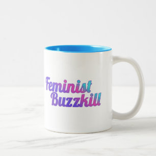 Feminist Buzzkill-Mok - Colorglitz Edition Tweekleurige Koffiemok