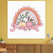 Feminist Canvas afdrukken (Insitu (Woonkamer))