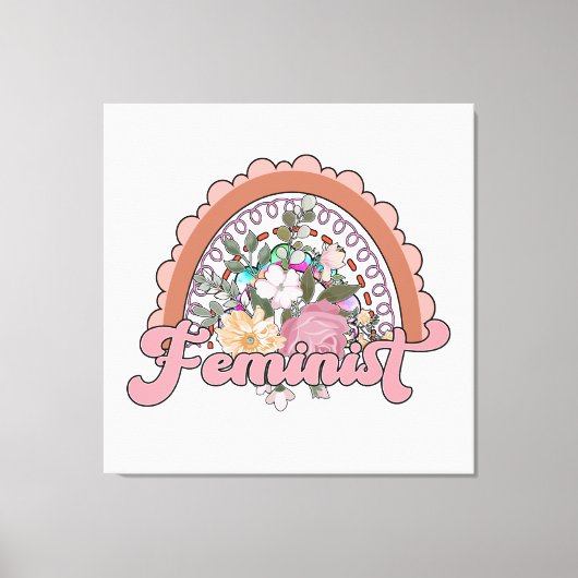 Feminist Canvas afdrukken (Voorkant)