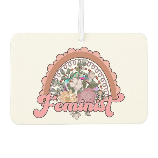 Feminist Car Freshener Luchtverfrisser (Voorkant)