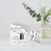 Feminist Cartoon Postcard Briefkaart (Staand voorkant)