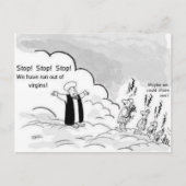 Feminist Cartoon Postcard Briefkaart (Voorkant)