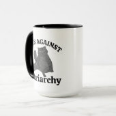 Feminist Cat Mom Whimsy Funny Mystical Whimsical Mok (Voorkant links)