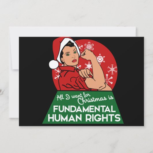 Feminist Christmas Kaart (Voorkant)