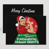 Feminist Christmas Kaart (Voorkant / Achterkant)