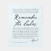 Feminist citeert beste feministische cadeaus fleece deken (Voorkant)