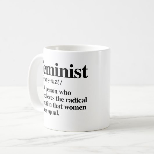 Feminist Definition Koffiemok (Voorkant links)