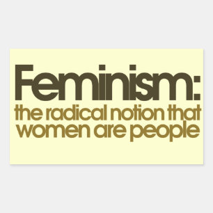 Feminist Definition Rechthoekige Sticker