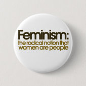 Feminist Definition Ronde Button 5,7 Cm (Voorkant)