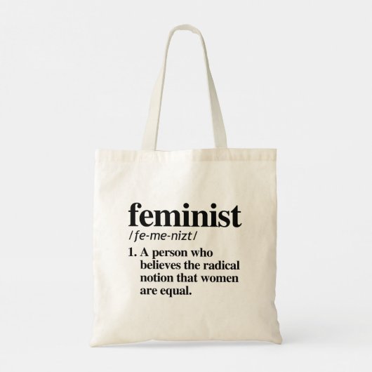 Feminist Definition Tote Bag (Achterkant)