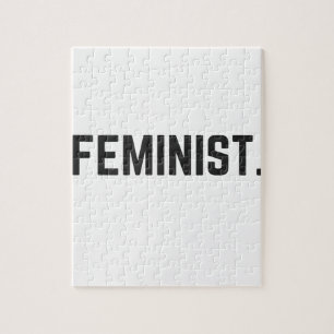 Feminist Design Illustration Text Collectie Legpuzzel