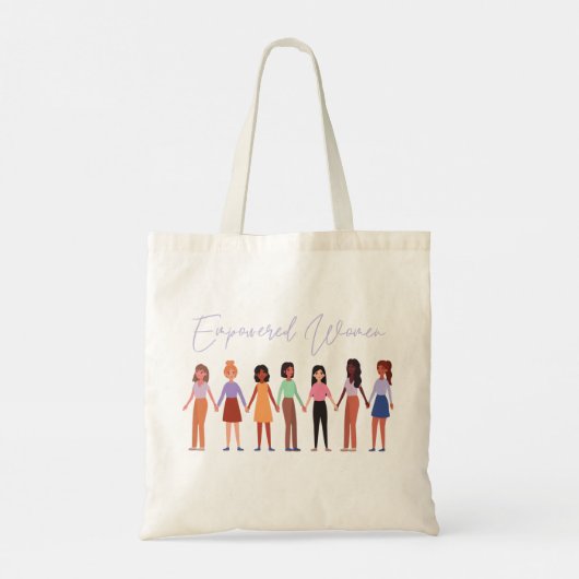 Feminist Empowered Women Canvas tas (Achterkant)