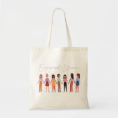 Feminist Empowered Women Canvas tas (Voorkant)