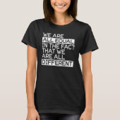 Feminist Equal Feminism Empower Equality T-shirt (Voorkant)