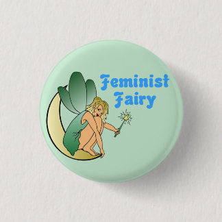 Feminist Fairy (Versie 1) Ronde Button 3,2 Cm