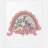 Feminist Fleece Blanket Deken (Voorkant)