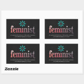 Feminist Flower Sticker (Vel)
