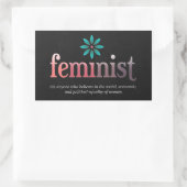 Feminist Flower Sticker (Tas)