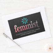 Feminist Flower Sticker (Envelop)