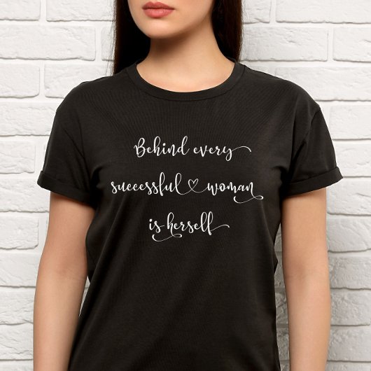Feminist Handgeschreven Manuscript Succesvolle Vom T-shirt