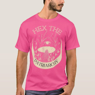 Feminist heks paddenstoel ogen maan verwarmt de pa t-shirt