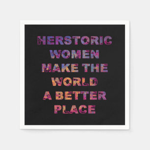 Feminist HERstoric Women Make a Better World Servet