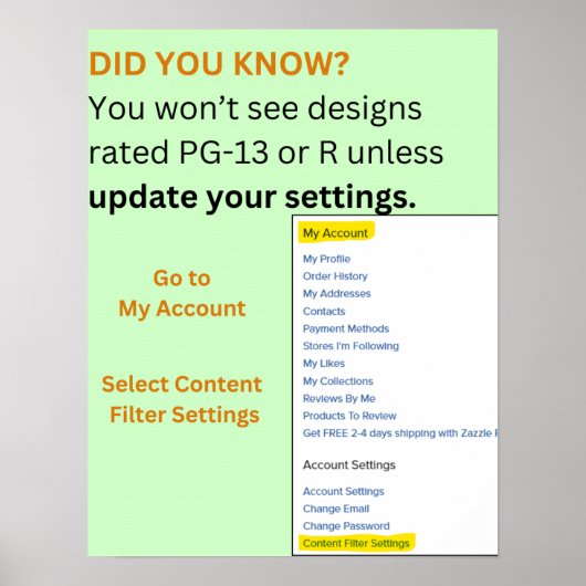 feminist - instellingen op Zazzle - poster (Voorkant)