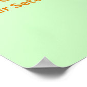 feminist - instellingen op Zazzle - poster (Hoek)