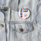 Feminist Jellybean Ronde Button 5,7 Cm (In situ)